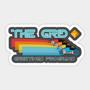 Grid Life Sticker